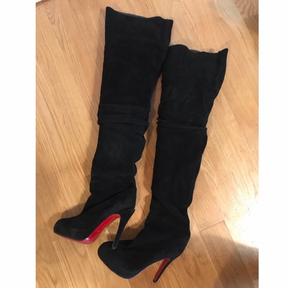 Christian Louboutin over the knees boots